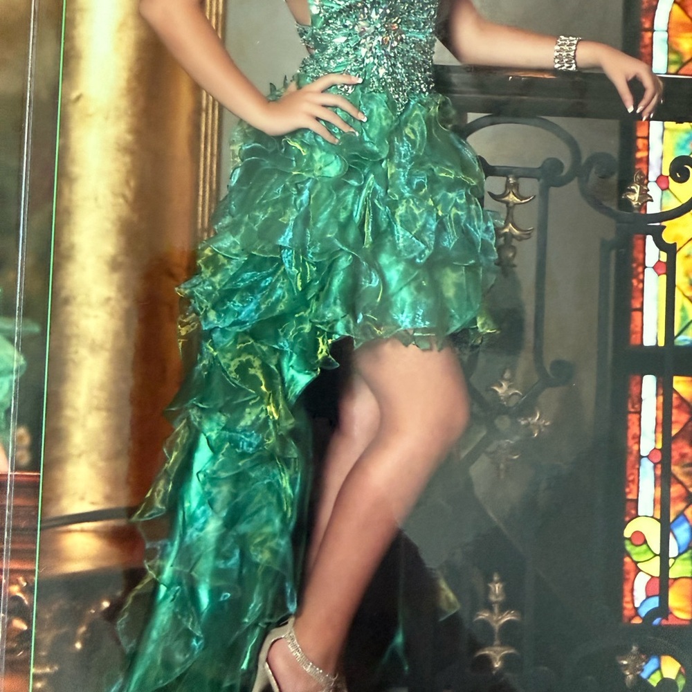 Elegant Green Evening Gown